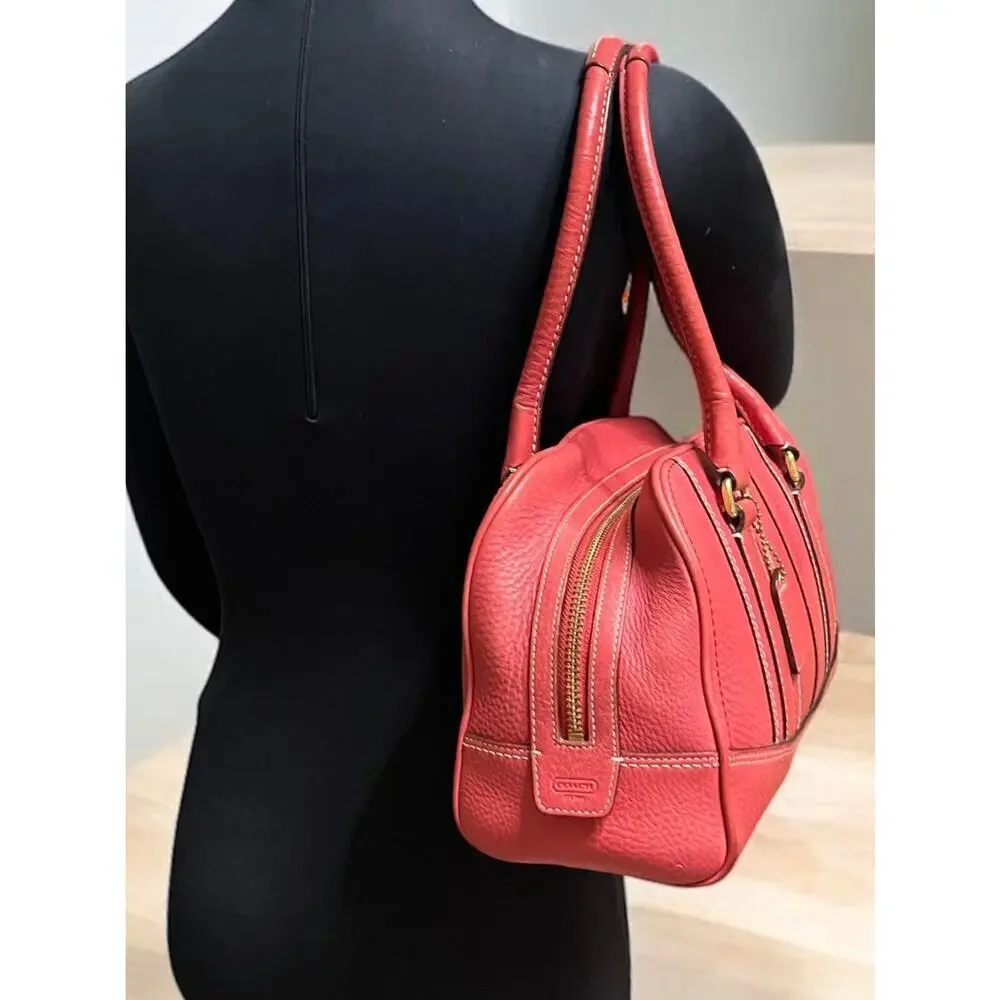 Y2K Coach 10526 Hamilton Pebble Leather Satchel Bag